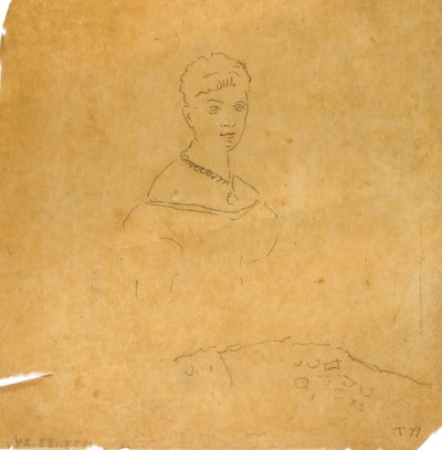 Lady in Evening Dress with Figure of Venus de Milo by William Page