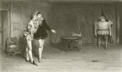 Prince Henry Poins and Falstaff by William Quiller Orchardson