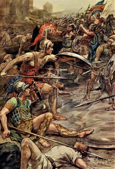 Epaminondas Defending Pelopidas by William Rainey