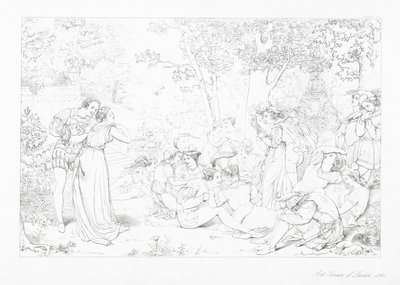 Illustration for The Castle of Indolence by James Thomson by William Rimer