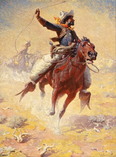 The Roping by William Robinson Leigh
