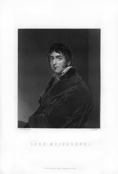 William Lamb, 2nd Viscount Melbourne, British Whig statesman and Prime Minister by William Roffe