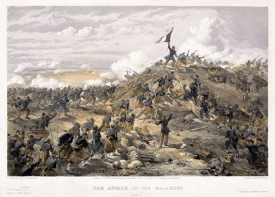 Attack on the Malakoff Redoubt on 7 September 1855, 1855 by William Crimea Simpson