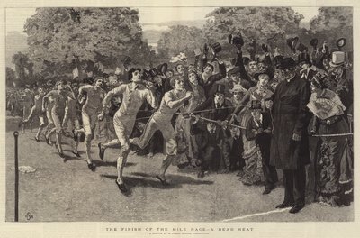 The Finish of the Mile Race, a Dead Heat by William Small