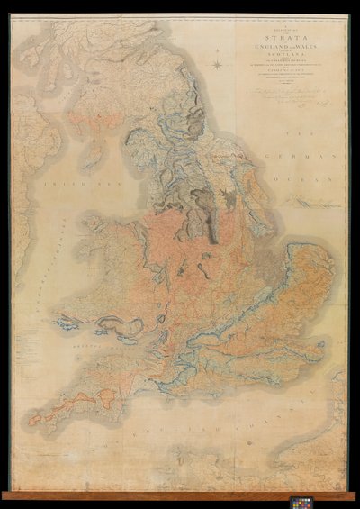 A Delineation of the Strata of England and Wales with Part of Scotland by William Smith