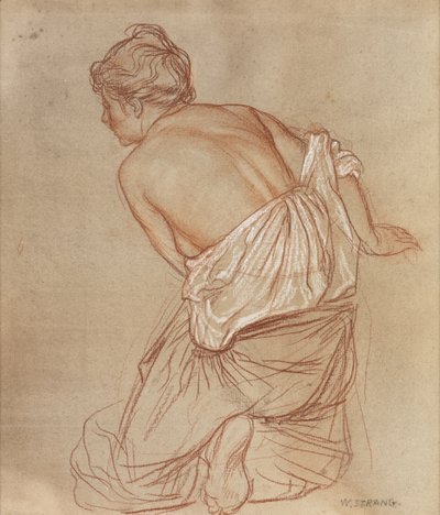 Study for an Etching: Music by William Strang