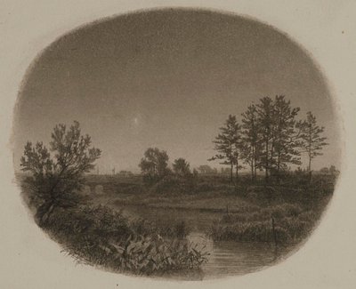 River Landscape with Evening Star by William Trost Richards