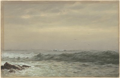 Rocks and Breaking Waves by William Trost Richards