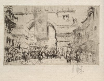 Emperor Hadrian Entering Salonika by William Walcot
