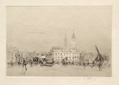 On London Bridge by William Walcot