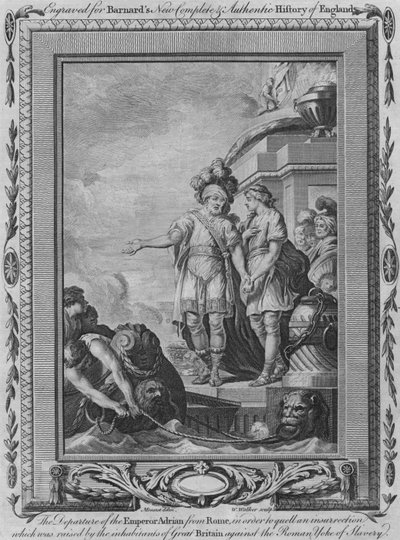 The Departure of the Emperor Adrian from Rome to Quell an Insurrection by William Walker
