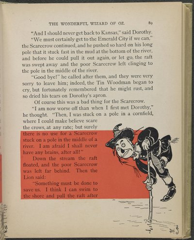 Illustration from "The Wonderful Wizard of Oz" by Lyman Frank Baum by William Wallace Denslow