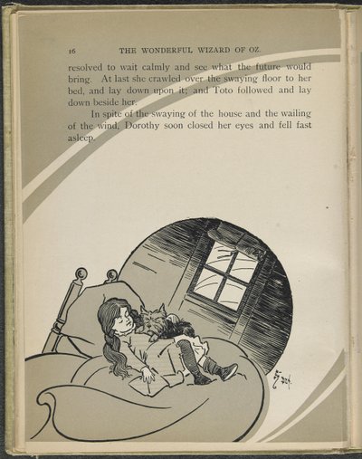 Illustration from "The Wonderful Wizard of Oz" by Lyman Frank Baum by William Wallace Denslow