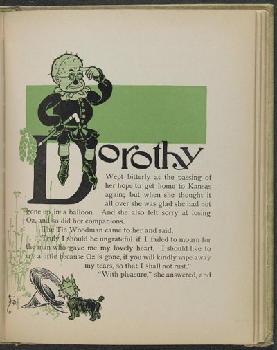 Illustration from "The Wonderful Wizard of Oz" by Lyman Frank Baum by William Wallace Denslow