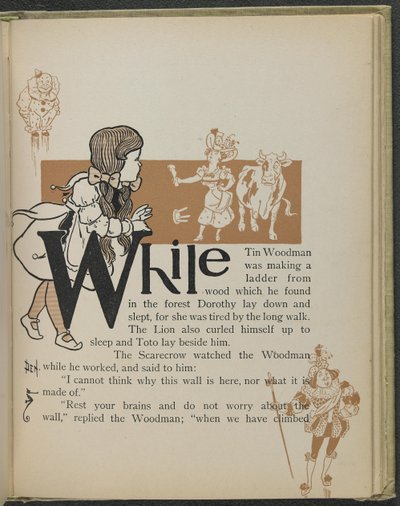 Illustration from "The Wonderful Wizard of Oz" by Lyman Frank Baum by William Wallace Denslow