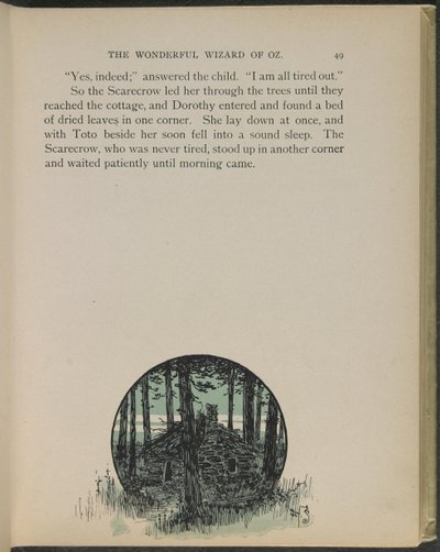 Illustration from "The Wonderful Wizard of Oz" by Lyman Frank Baum by William Wallace Denslow