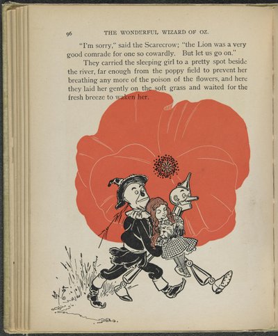 Illustration from "The Wonderful Wizard of Oz" by Lyman Frank Baum by William Wallace Denslow