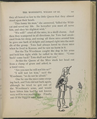 Illustration from "The Wonderful Wizard of Oz" by Lyman Frank Baum by William Wallace Denslow