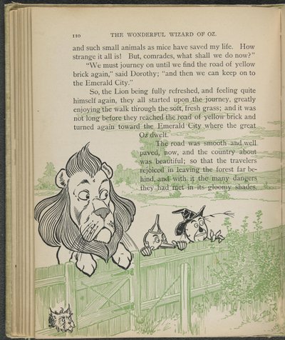 Illustration from "The Wonderful Wizard of Oz" by Lyman Frank Baum by William Wallace Denslow