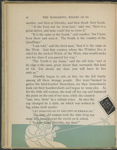 Illustration from "The Wonderful Wizard of Oz" by Lyman Frank Baum by William Wallace Denslow
