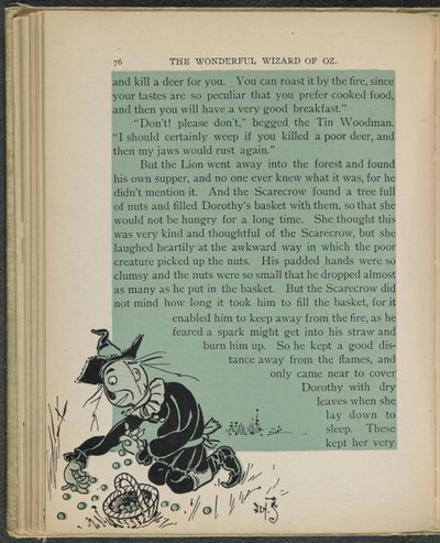 Illustration from "The Wonderful Wizard of Oz" by Lyman Frank Baum by William Wallace Denslow