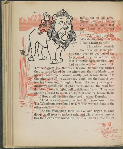 Illustration from "The Wonderful Wizard of Oz" by Lyman Frank Baum by William Wallace Denslow