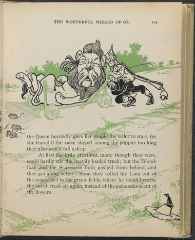 Illustration from "The Wonderful Wizard of Oz" by Lyman Frank Baum by William Wallace Denslow