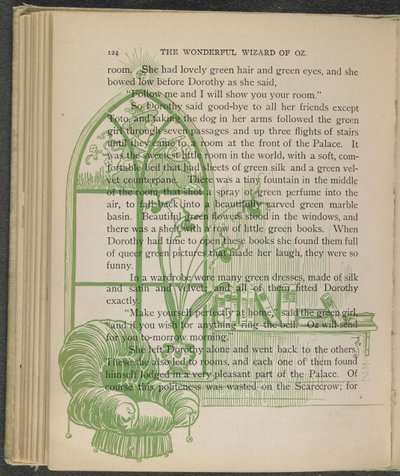 Illustration from "The Wonderful Wizard of Oz" by Lyman Frank Baum by William Wallace Denslow