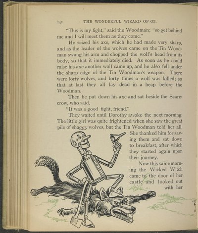 Illustration from "The Wonderful Wizard of Oz" by William Wallace Denslow