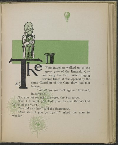 Illustration from "The Wonderful Wizard of Oz" by William Wallace Denslow