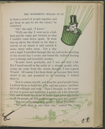 Illustration from "The Wonderful Wizard of Oz" by William Wallace Denslow