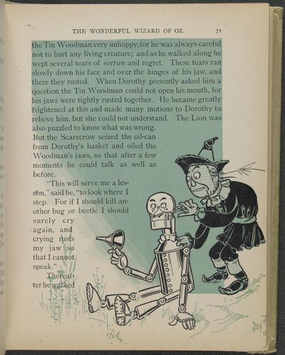 Illustration from "The Wonderful Wizard of Oz" by William Wallace Denslow