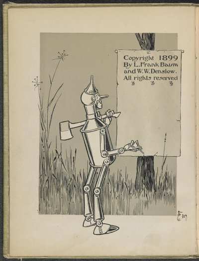Illustration from "The Wonderful Wizard of Oz" by William Wallace Denslow