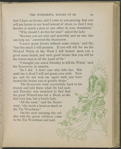 Illustration from "The Wonderful Wizard of Oz" by William Wallace Denslow