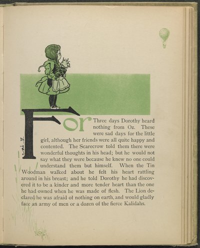 Illustration from "The Wonderful Wizard of Oz" by Lyman Frank Baum by William Wallace Denslow