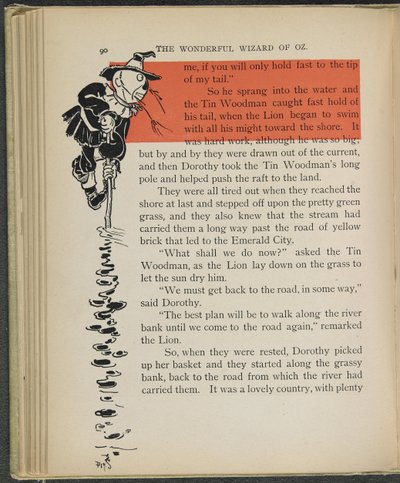 Illustration from "The Wonderful Wizard of Oz" by Lyman Frank Baum by William Wallace Denslow