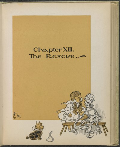 Illustration from "The Wonderful Wizard of Oz" by Lyman Frank Baum by William Wallace Denslow