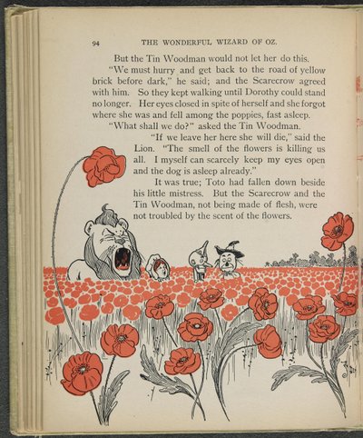 Illustration from "The Wonderful Wizard of Oz" by Lyman Frank Baum by William Wallace Denslow