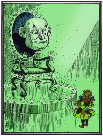 "The Wizard of Oz". Illustration by W. Denslow for the tale of Lyman Frank Baum by William Wallace Denslow