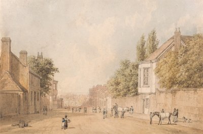 Entrance to Newmarket by William Westall
