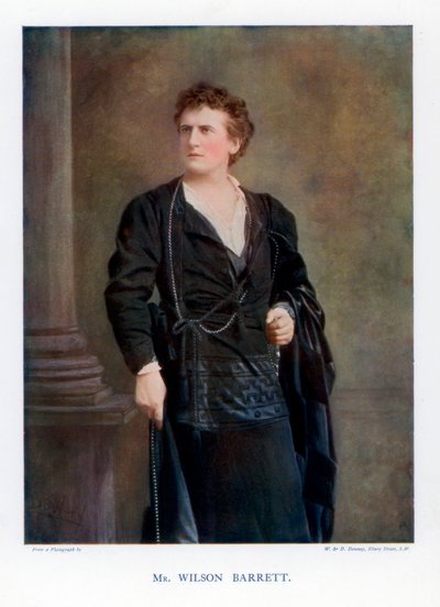 Wilson Barrett, English Actor, Manager, and Playwright by William and Daniel Downey