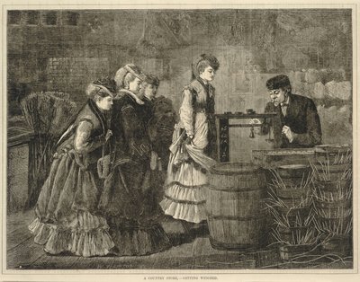 A Country Store--Getting Weighed, from Every Saturday: A Journal of Choice Reading, March 25, 1871 by Winslow Homer
