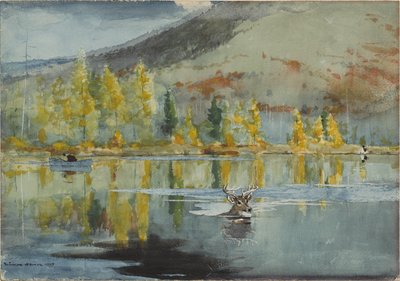 An October Day by Winslow Homer