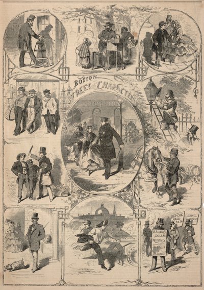 Boston Street Characters by Winslow Homer