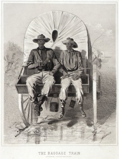 Campaign Sketches: The Baggage Train by Winslow Homer