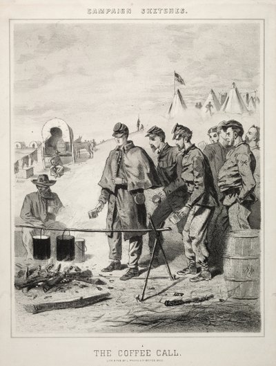 Campaign Sketches: The Coffee Call by Winslow Homer