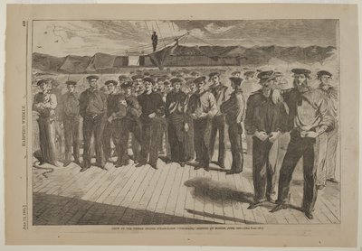 Crew of the U.S. steam-sloop Colorado shipped at Boston, June 1861 by Winslow Homer