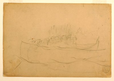 A Dory Filled with Men, 1881-82 by Winslow Homer