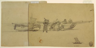 Portion of a Fishing Dory, England, 1881–82 by Winslow Homer