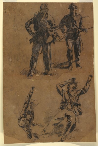 Studies of Soldiers, 1863–65 by Winslow Homer